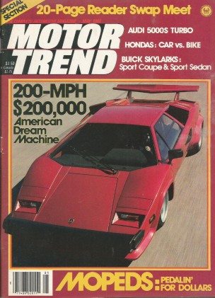 MOTOR TREND 1980 MAY - SHELBY GT-350H, COUNTASCH S